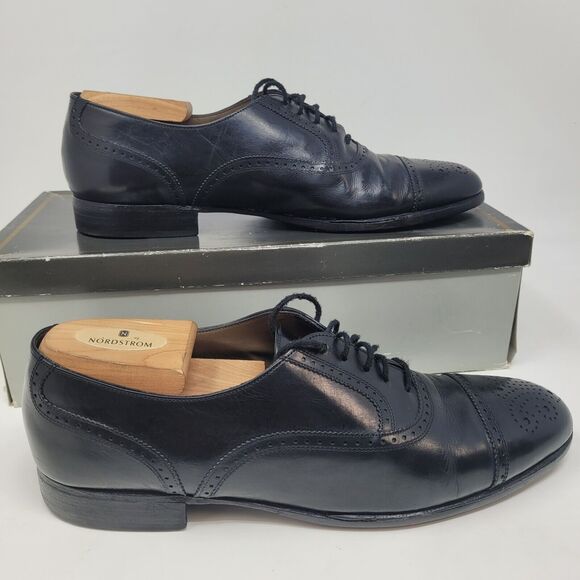 BALLY OF SWITZERLAND Wing Townsend Oxford Dress Shoes Sz 8D Parawet Hand Crafted main image 7